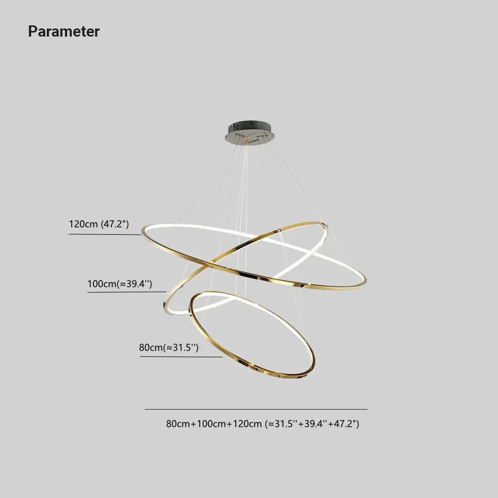 Ideal Lux Lampadari Moderni Oro e Cerchi - clowasit.com