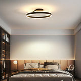 Plafoniera Rotonda Elegante per Camera Nera Minimalista - clowasit.com