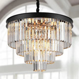 Pendenti per lampadari in cristallo oro multistrato - clowasit.com