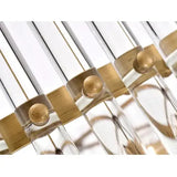 Lampadario x soggiorno moderno Oro e cristallo - clowasit.com