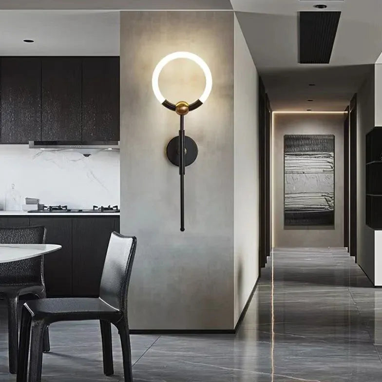 Lampada a led da parete Nero Stile - clowasit.com