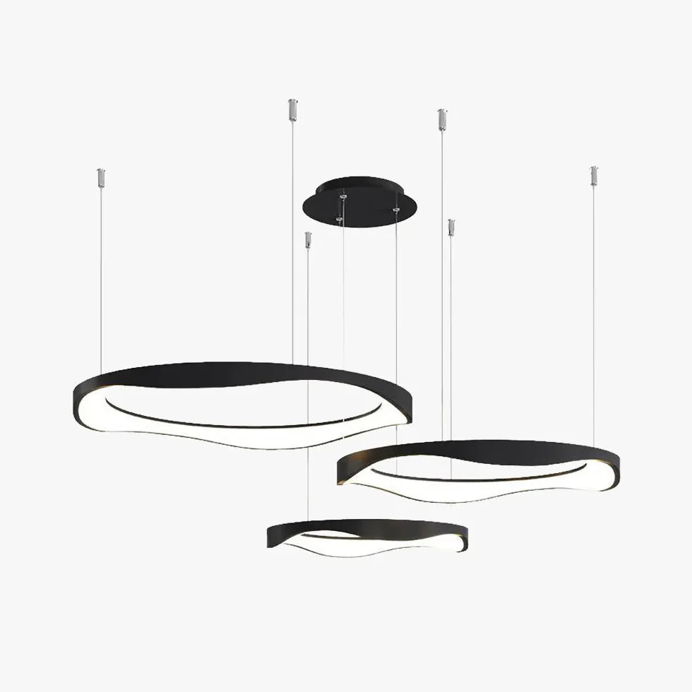 Lampadari moderni soggiorno grandi dimensioni LED anello - clowasit.com