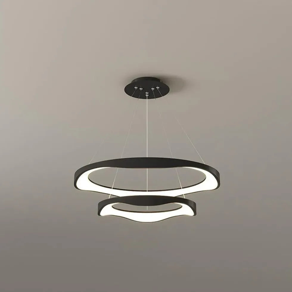 Lampadari moderni soggiorno grandi dimensioni LED anello - clowasit.com