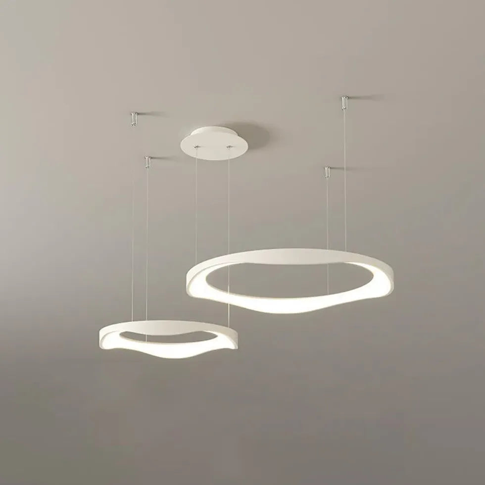 Lampadari moderni soggiorno grandi dimensioni LED anello - clowasit.com