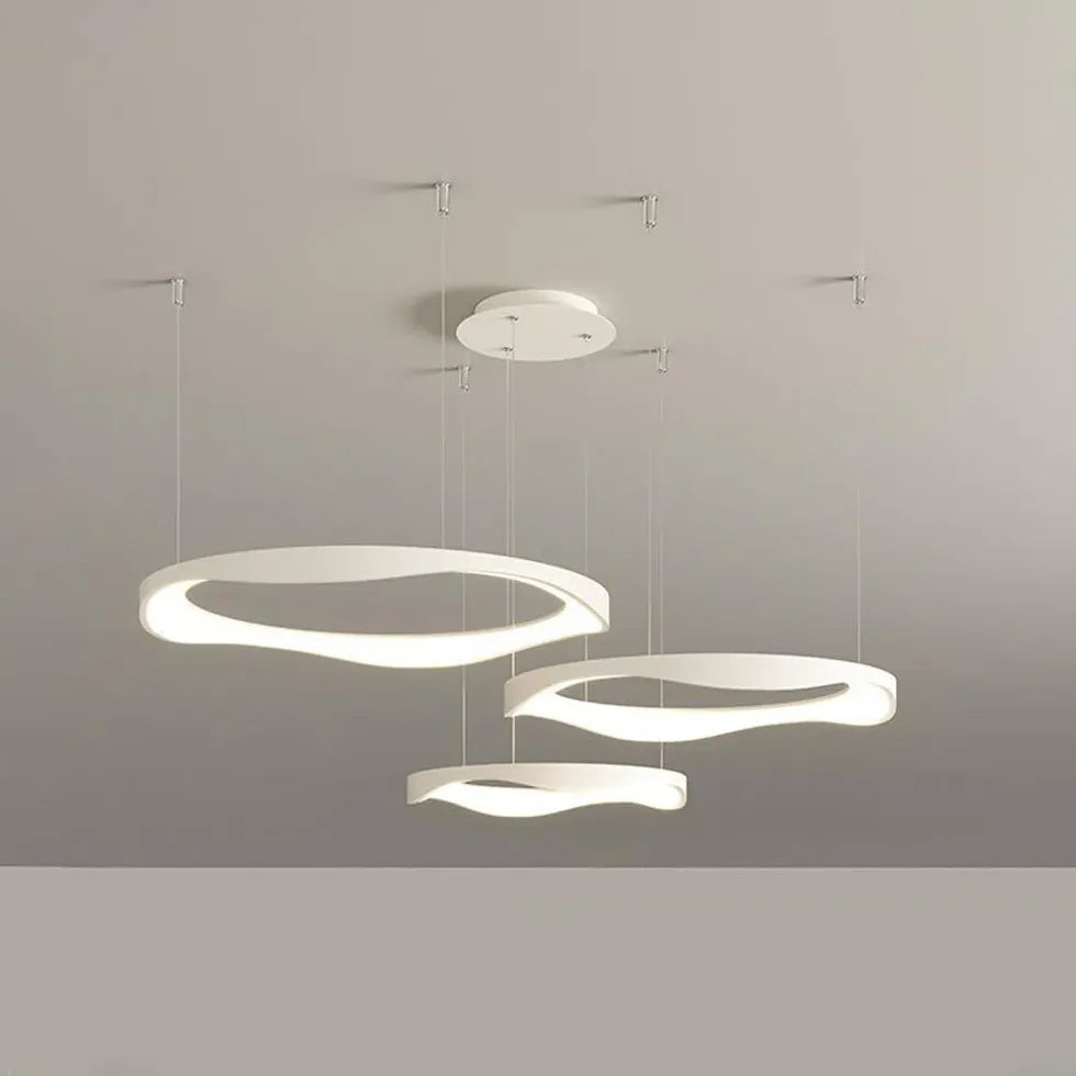 Lampadari moderni soggiorno grandi dimensioni LED anello - clowasit.com