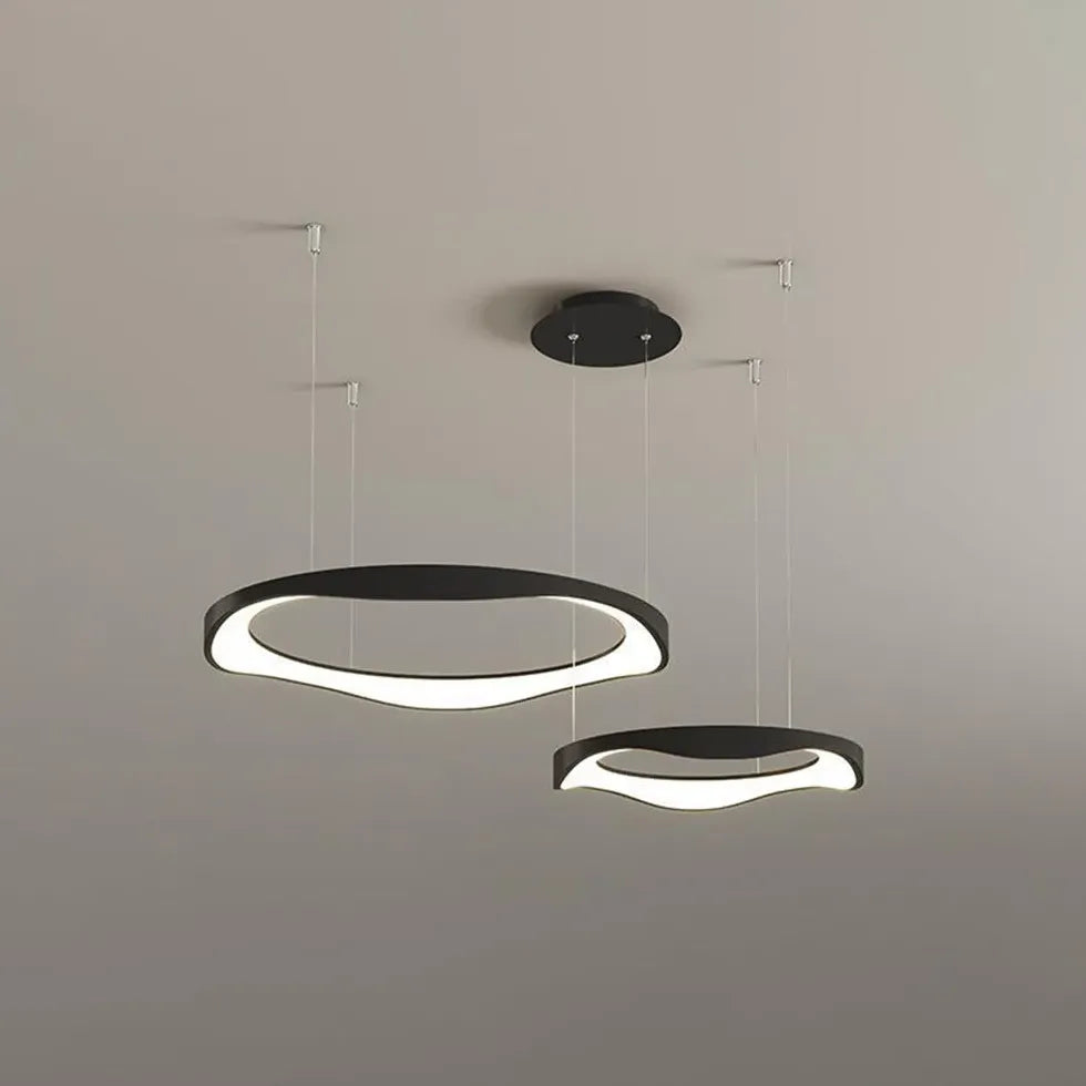 Lampadari moderni soggiorno grandi dimensioni LED anello - clowasit.com