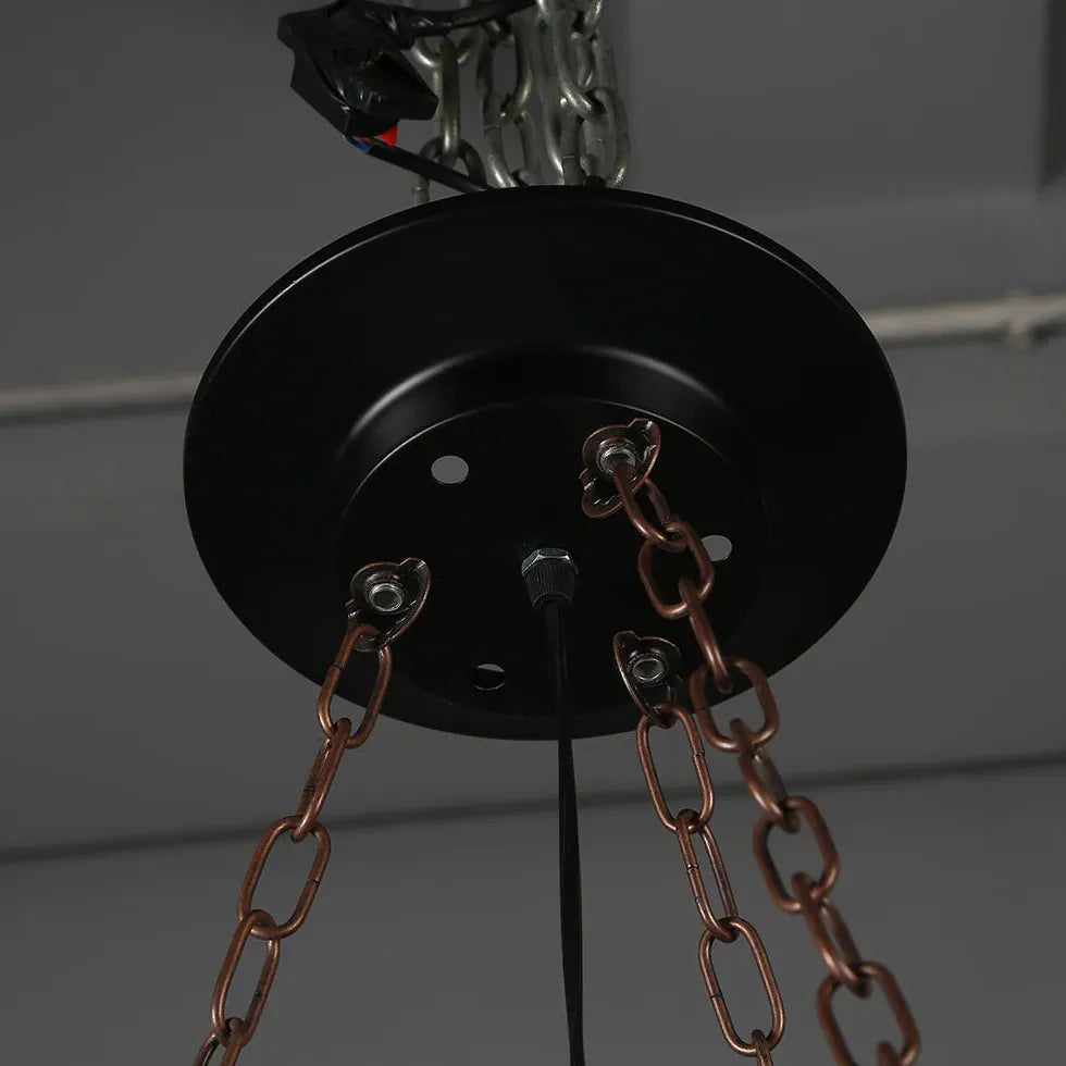Lampadario a sospensione in legno multi lanterne - clowasit.com