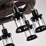 Lampadari design industriale Ruota in legno - clowasit.com