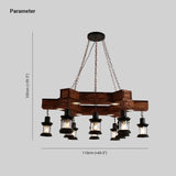 Lampadari industriali grandi in legno navale - clowasit.com