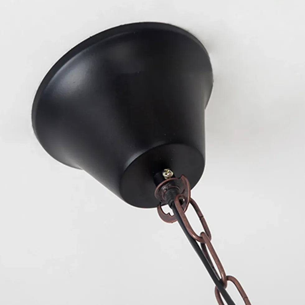 Lampadari stile industriale vintage con catena in legno - clowasit.com