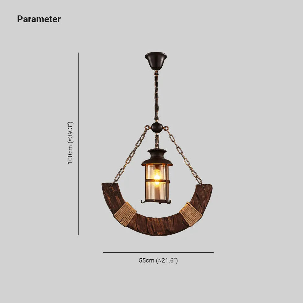 Lampadario Appeso in Stile Rustico per Ristorante - clowasit.com