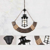 Lampadario Appeso in Stile Rustico per Ristorante - clowasit.com