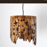 Lampadario Pendente Vintage Con Sculture a Stella - clowasit.com