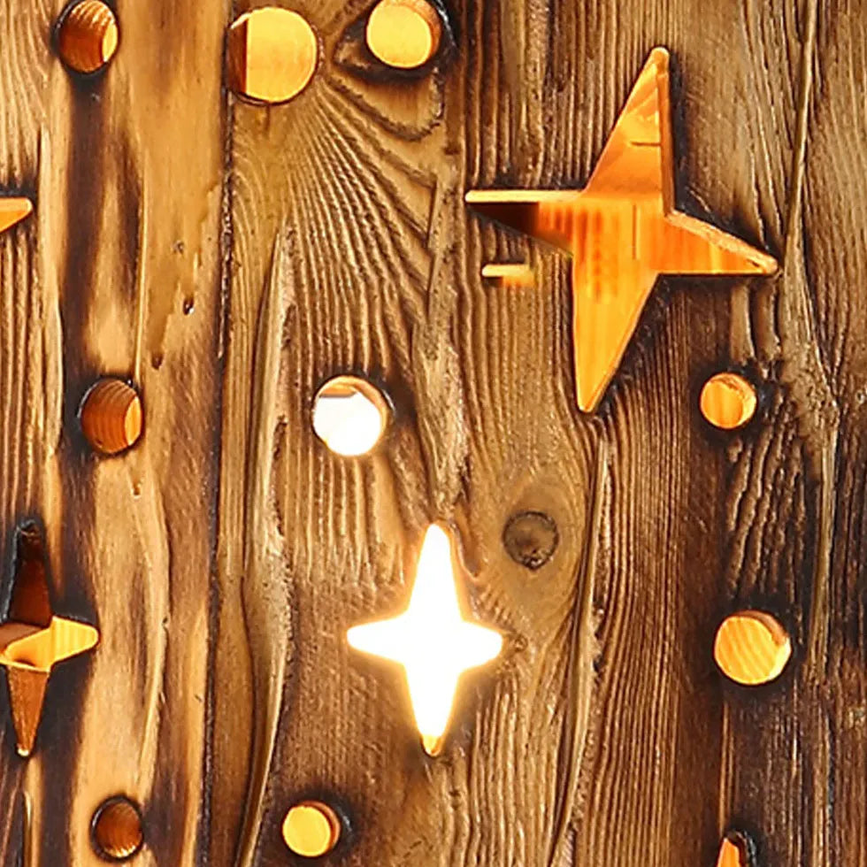 Lampadario Pendente Vintage Con Sculture a Stella - clowasit.com
