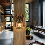 Applique da parete corda design legno - clowasit.com