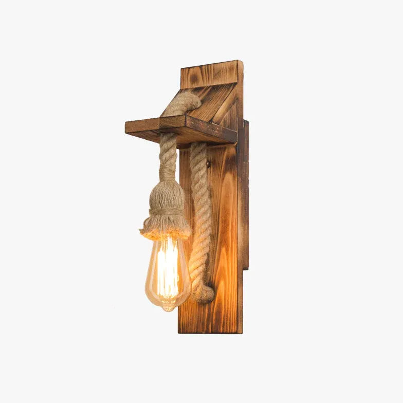 Applique Rustiche In Legno Per Camera Industriale - clowasit.com