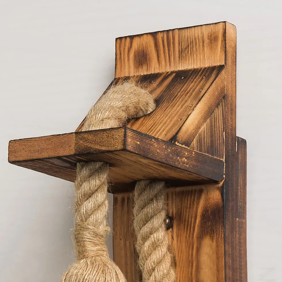 Applique Rustiche In Legno Per Camera Industriale - clowasit.com