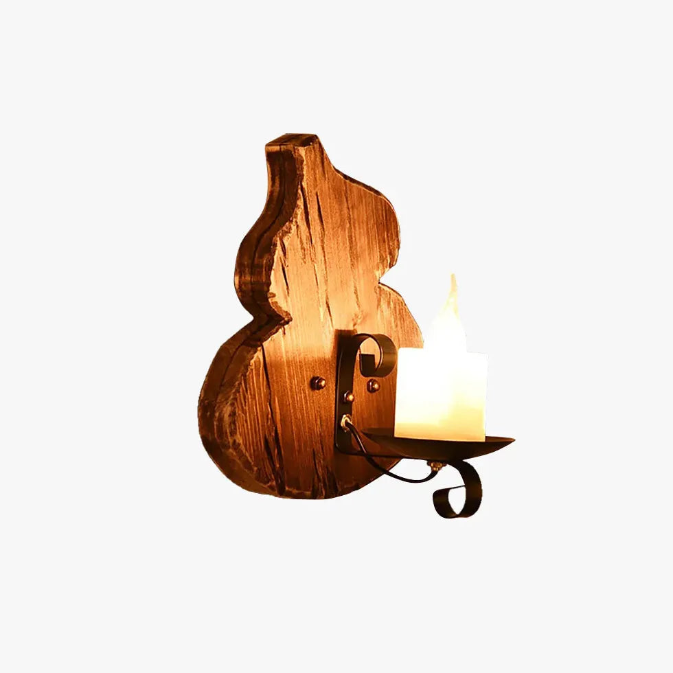 Appliques in Legno Porta Candela Vintage - clowasit.com