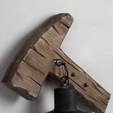 Applique da parete country in legno martello - clowasit.com