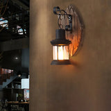 Applique per travi in legno Lampada vintage - clowasit.com