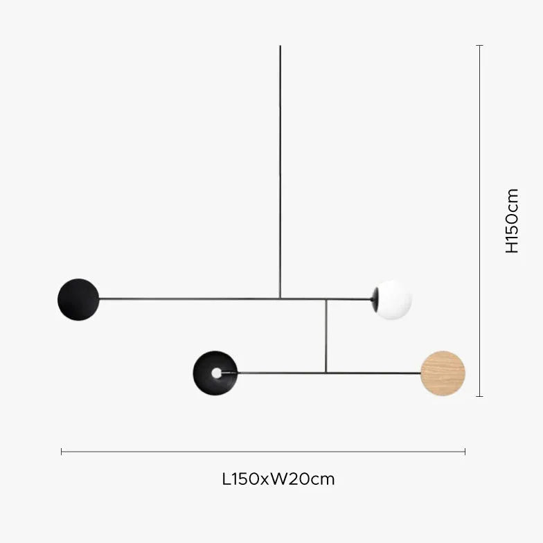 Lampadario soggiorno moderno led multi-testa creativa design - clowasit.com