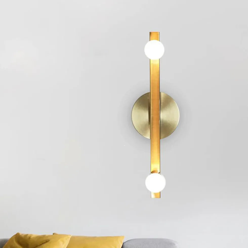 Applique da parete dorate Luce doppia regolabile - clowasit.com