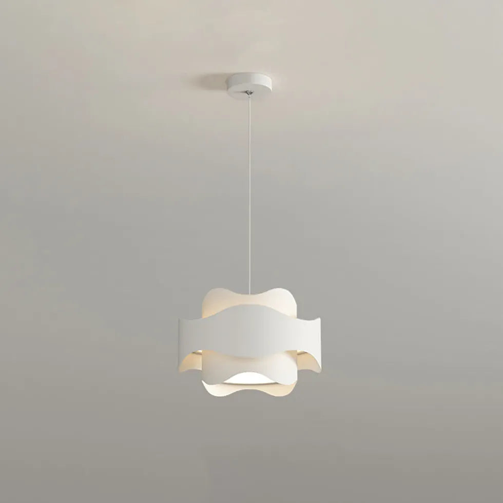 Lampadari sopra tavolo doppio strato ondulato - clowasit.com