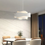 Lampadari sopra tavolo doppio strato ondulato - clowasit.com