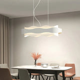 Lampadari sopra tavolo doppio strato ondulato - clowasit.com