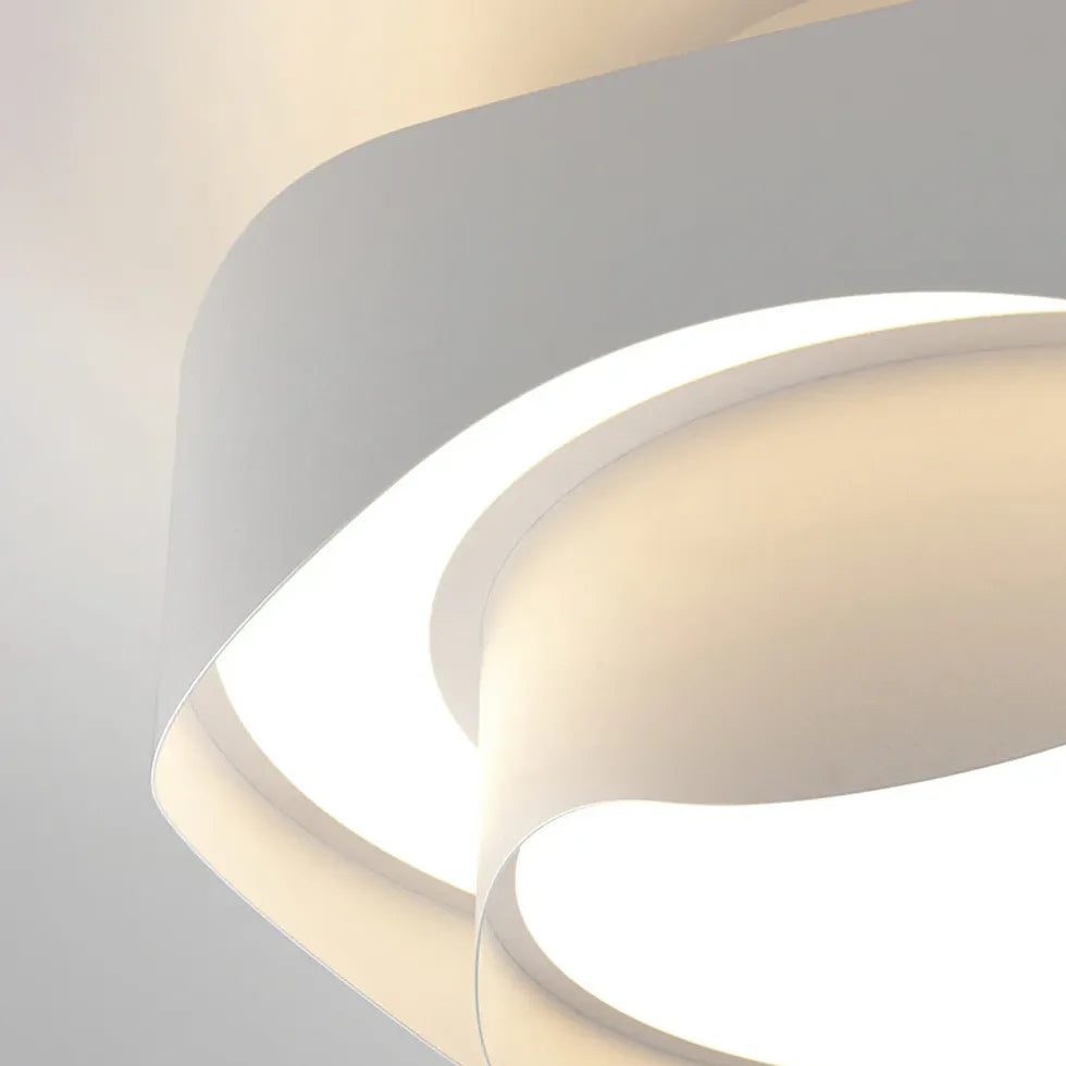 Lampadari sopra tavolo doppio strato ondulato - clowasit.com