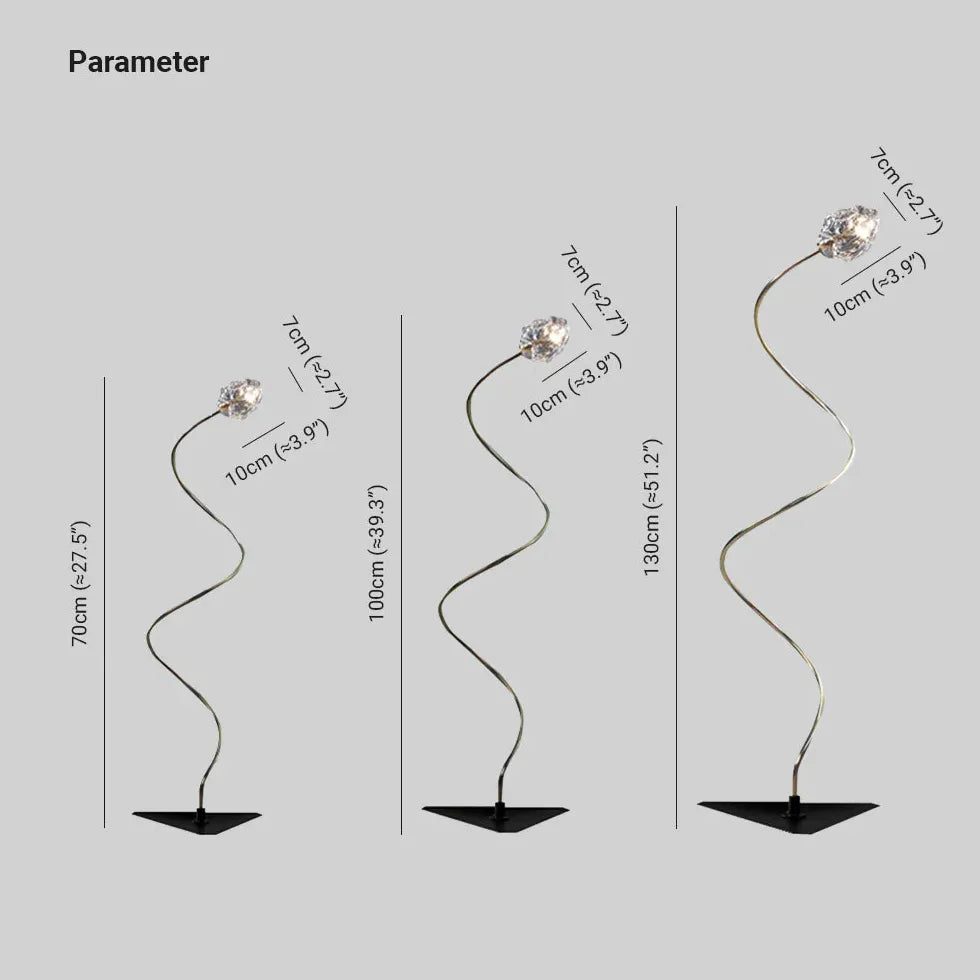 Lampada da terra per esterno Elegante e floreale - clowasit.com