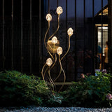 Lampada da terra per esterno Elegante e floreale - clowasit.com