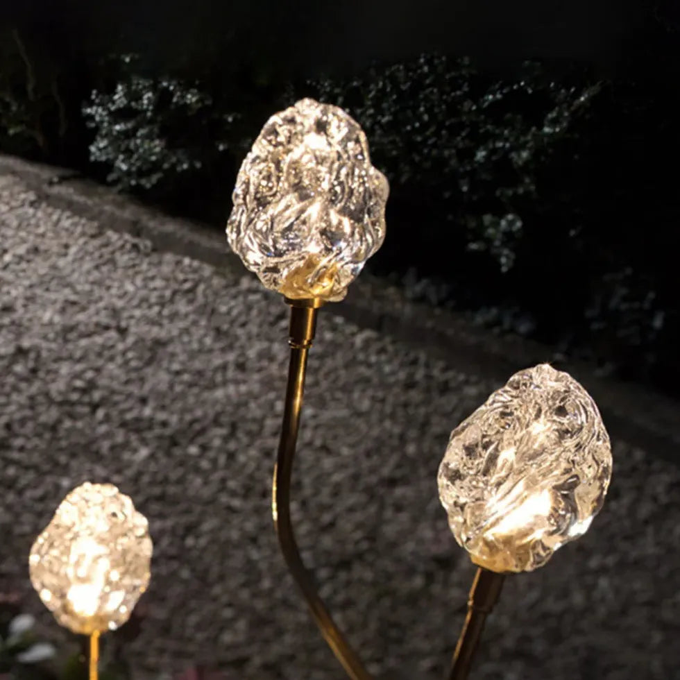 Lampada da terra per esterno Elegante e floreale - clowasit.com
