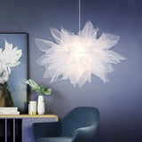 Lampadario Flos Palla bianco moderno in tessuto - clowasit.com