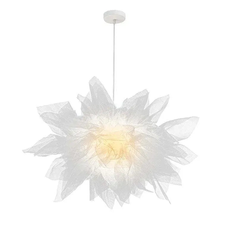 Lampadario Flos Palla bianco moderno in tessuto - clowasit.com