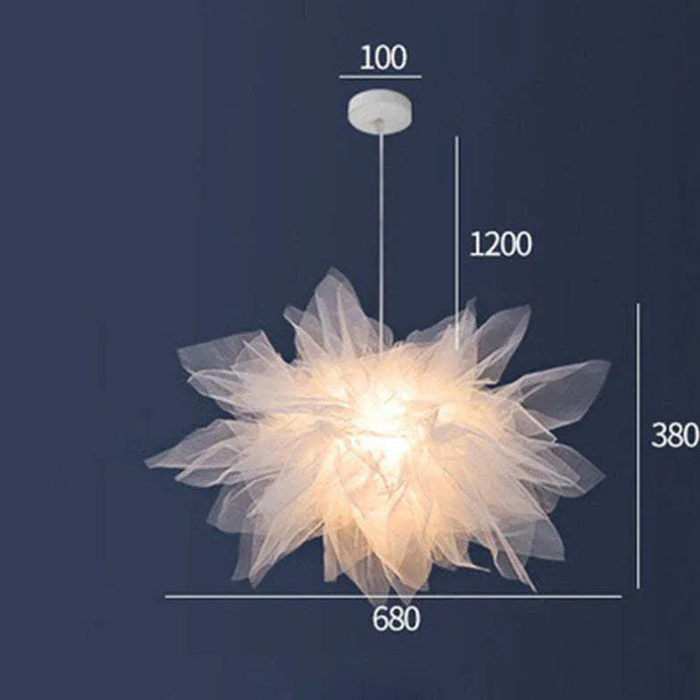 Lampadario Flos Palla bianco moderno in tessuto - clowasit.com