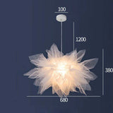 Lampadario Flos Palla bianco moderno in tessuto - clowasit.com