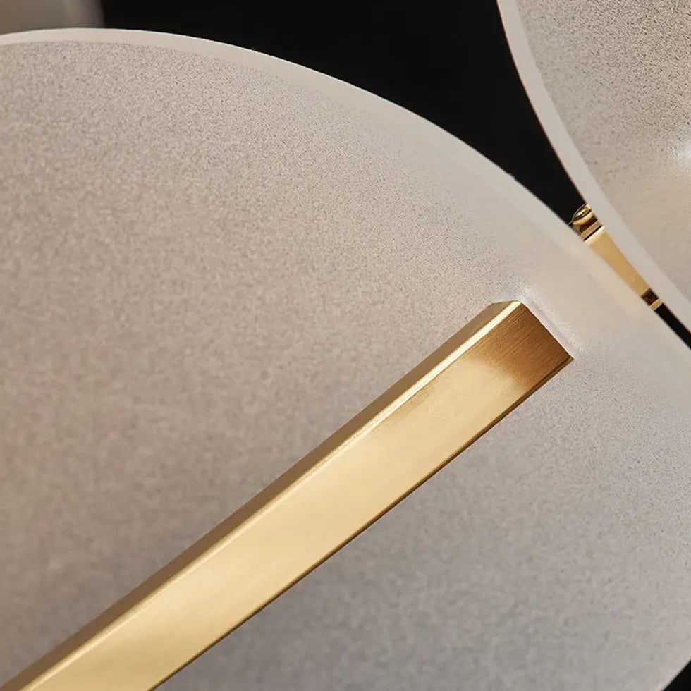 Lampadario LED cerchio design segmentato - clowasit.com