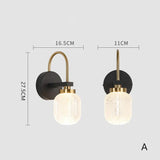 Applique Ad Arco Vetro Camera da Letto - clowasit.com