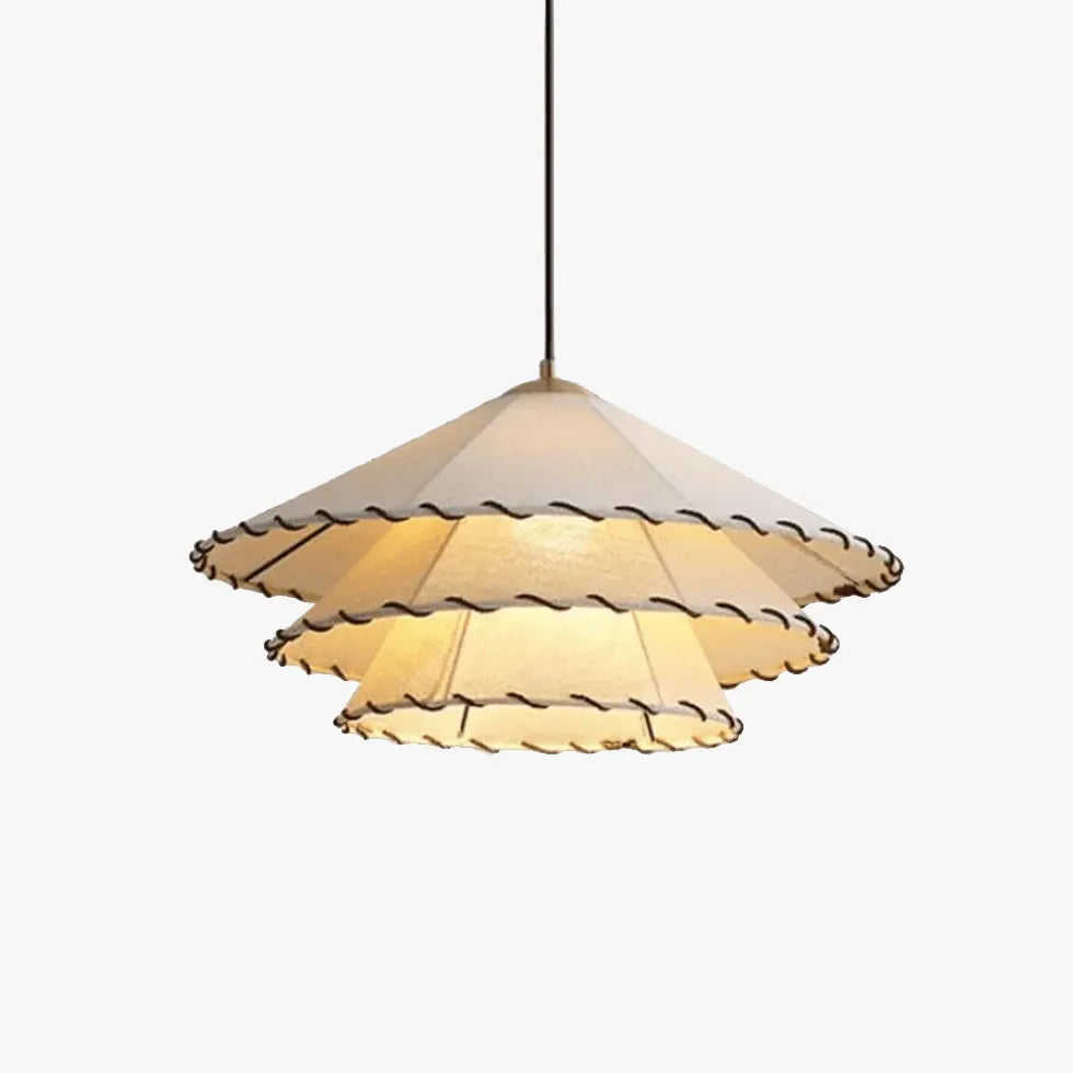 Lampadari in tessuto minimal giapponesi - clowasit.com