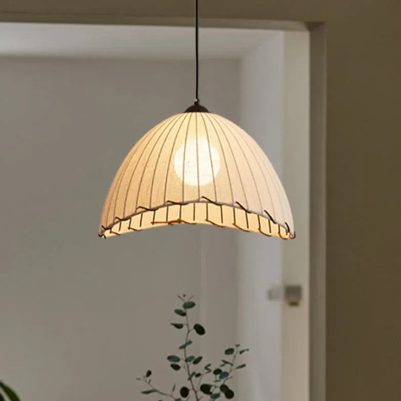 Lampadari in tessuto minimal giapponesi - clowasit.com