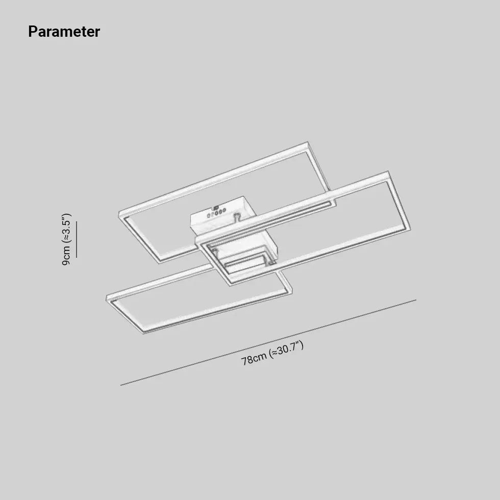 Plafoniere per Salone Moderne LED Geometriche - clowasit.com