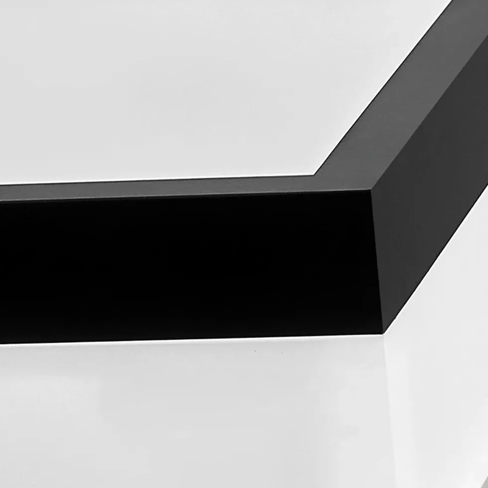 Lampadari ufficio led Design elegante nero rettangolare - clowasit.com