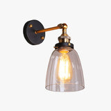 Applique da parete vintage industriale in vetro - clowasit.com