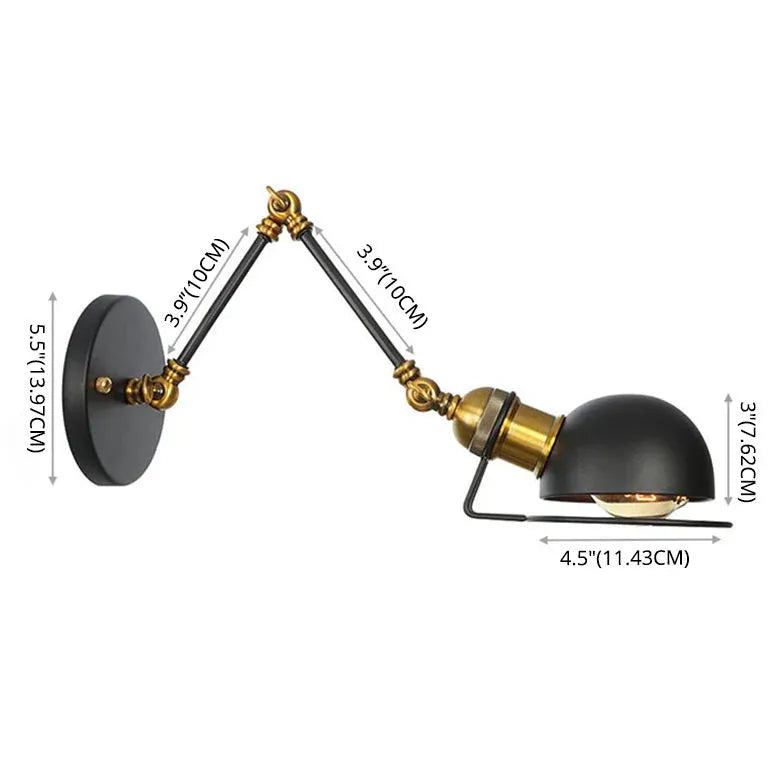 Lampada da lettura libro design nero regolabile - clowasit.com