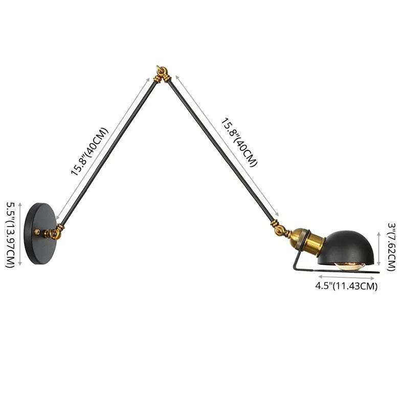 Lampada da lettura libro design nero regolabile - clowasit.com