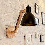 Applique Industriale Vintage Legno Regolabile - clowasit.com