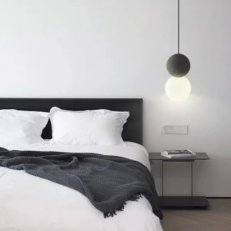 Lampadario moderno camera da letto sfera - clowasit.com