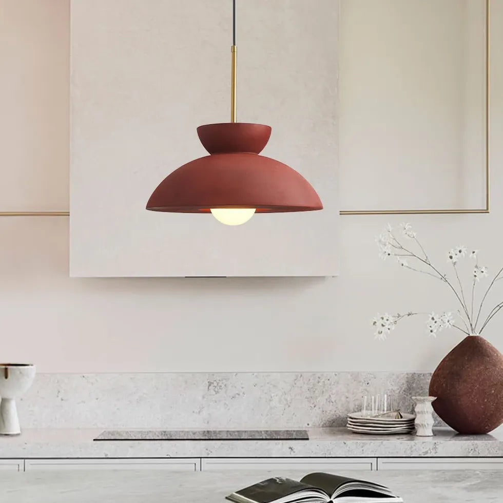Lampadari Moderni Sala Pranzo Eleganza Rosso Opaco - clowasit.com