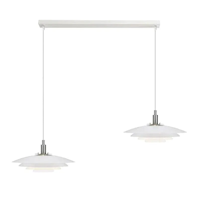 Copri Lampadario Quattro Livelli Alluminio Bianco - clowasit.com